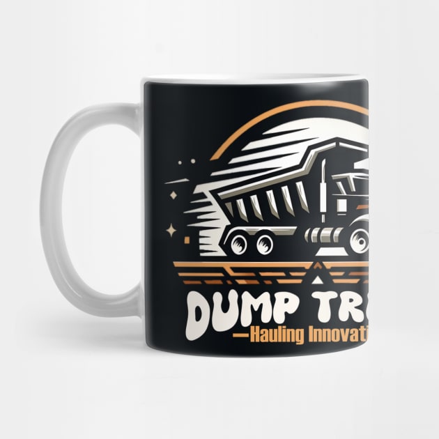 dump truck hauling innovation by AOAOCreation